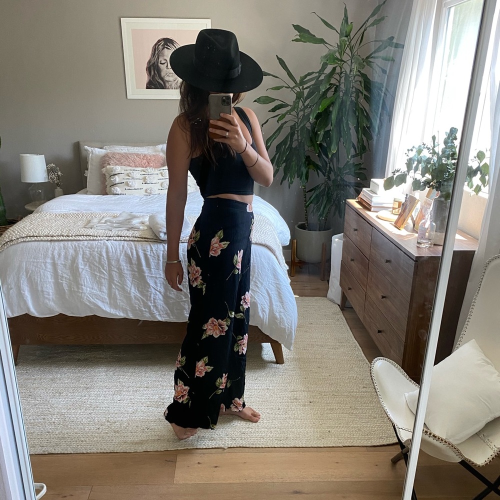 Nobody’s Child Floral Wide Leg Pants